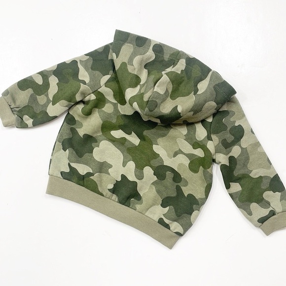 NEW Okie Dokie baby boys camouflage zip up jacket with hood - Picture 2 of 2
